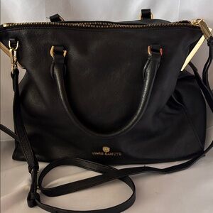 Vince Camuto Black Leather Handbag